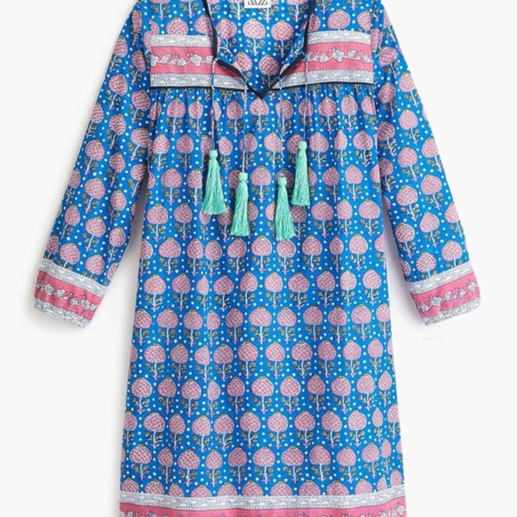 J.Crew X SZ Blockprints  Leyla dress, Size S, New With Tags - Picture 3 of 9